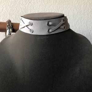 Suede choker